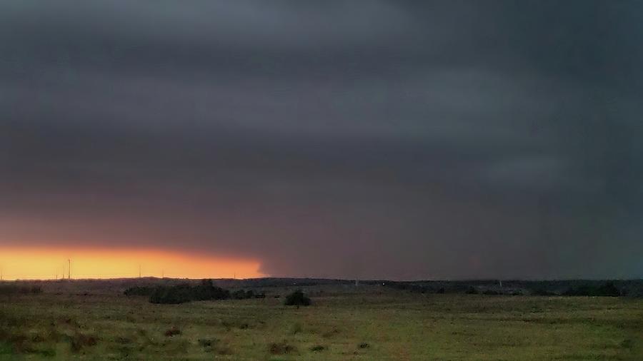 Tornado Warned Storm Near Roosevelt,  Oklahoma.  10/10/21 Photograph by Ally White