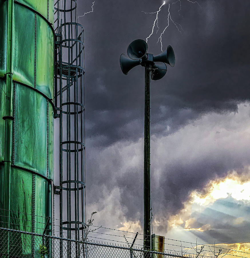 Tornado Warning Siren Photograph by Darryl Brooks