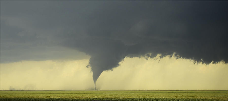 Tornadoes south of Dodge City, Kansas Photograph by Samuel D. Barricklow