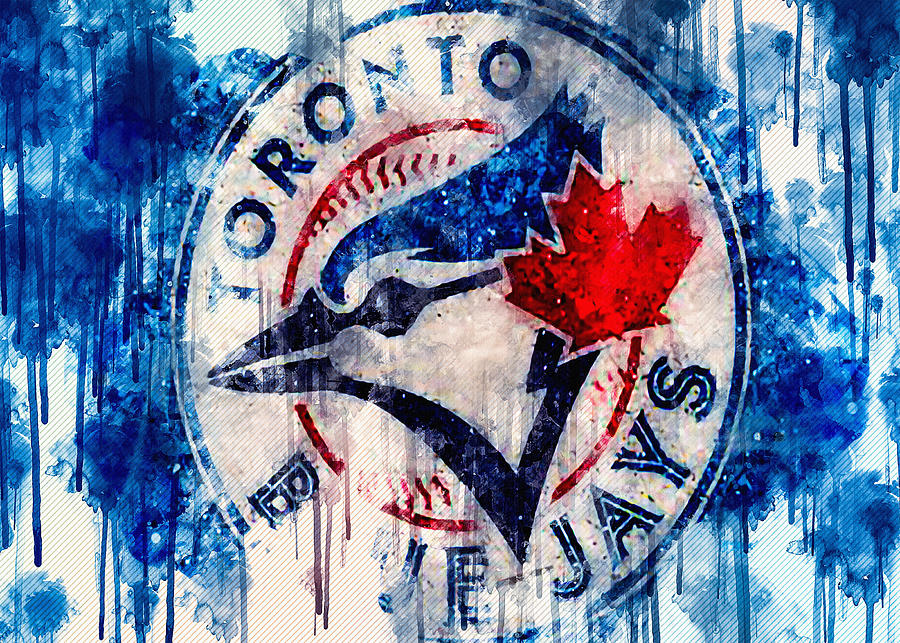 Toronto Blue Jays Art Logo Canadian Baseball Club Painting by Sissy ...