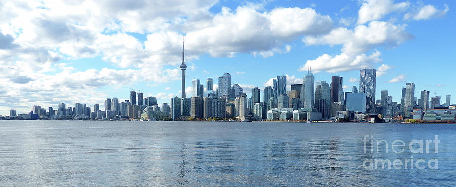 Toronto city from Wards Island Photograph by Phil Banks