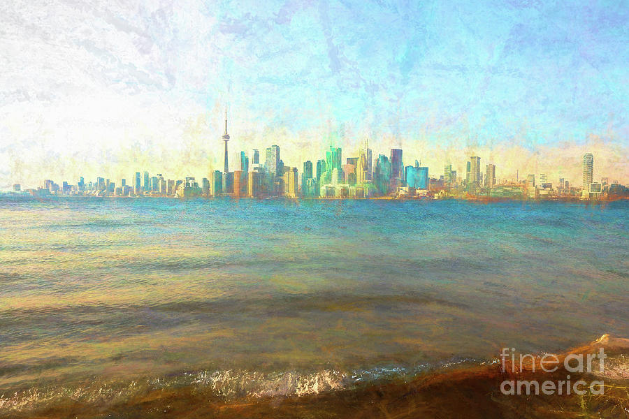 Toronto Cityscape Artwork Print Painting