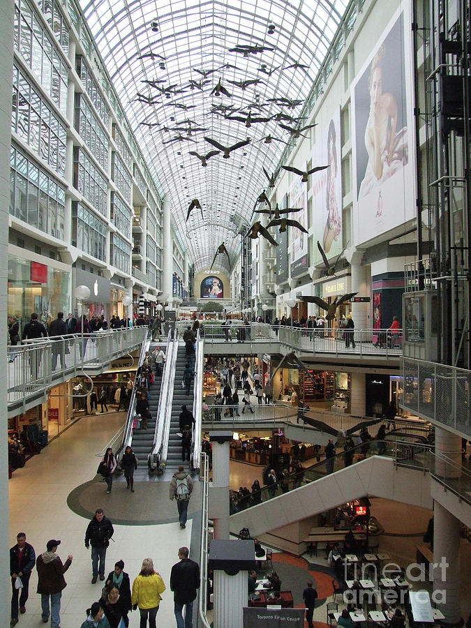 Toronto Eaton Centre in 2008 Photograph by Phil Banks
