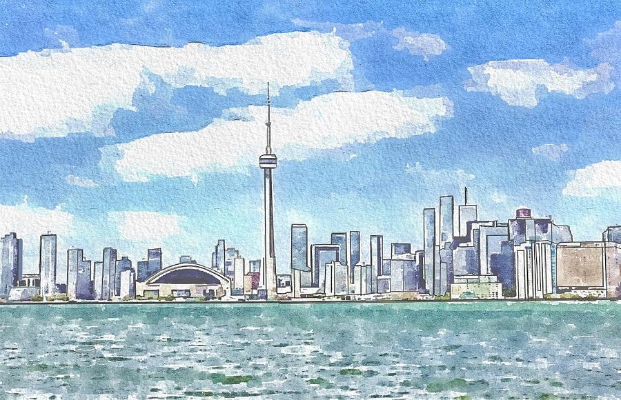 Toronto  Digital Art by John Mckenzie