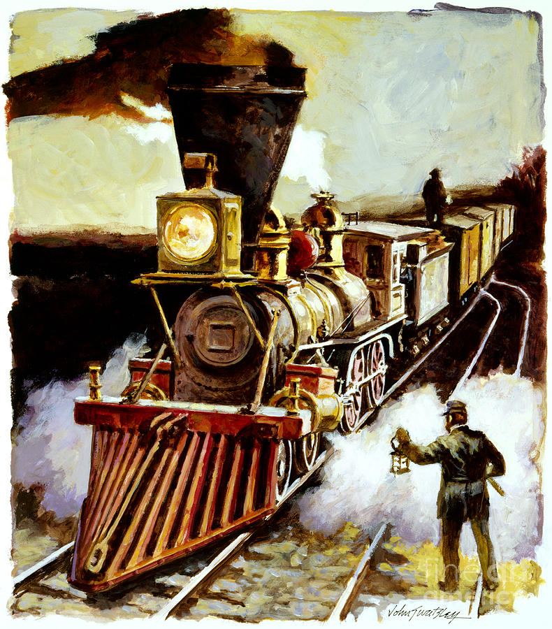 Toronto Locomotive Painting by John Swatsley - Fine Art America