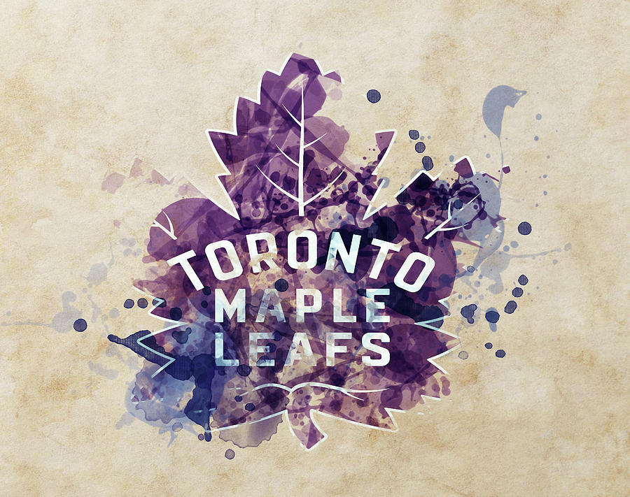 Toronto Maple Leafs 4a Mixed Media by Brian Reaves