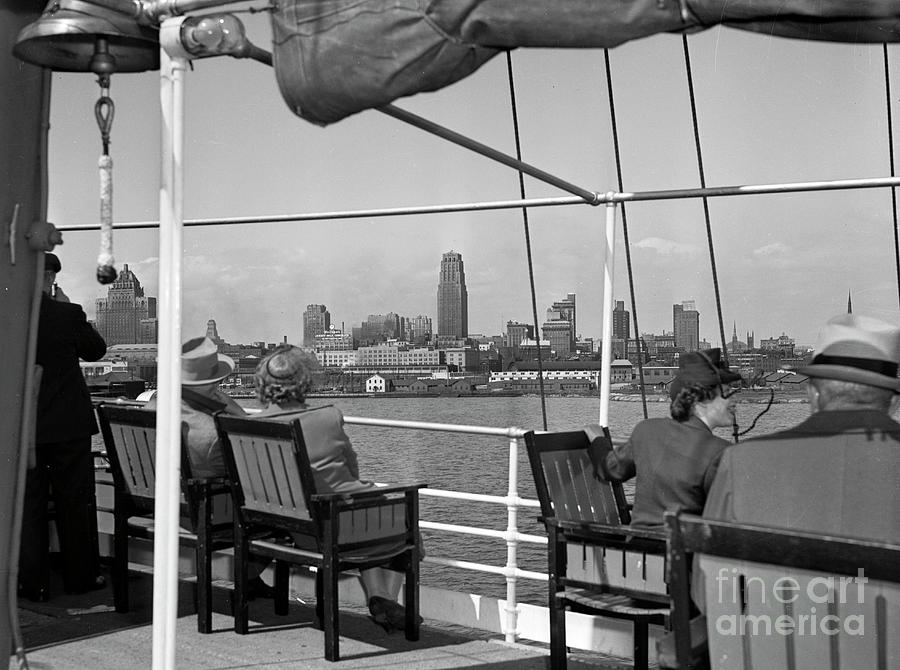 Toronto Skyline as Seen From the SS North America 1942 Photograph by The Harrington Collection