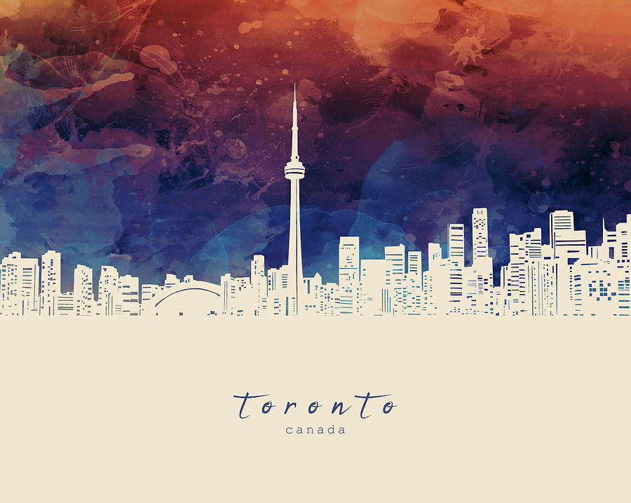 Toronto Skyline Panorama 3 Digital Art