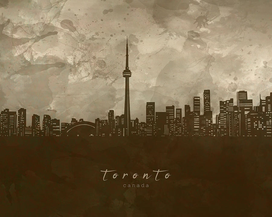Toronto Skyline Panorama 4 Digital Art