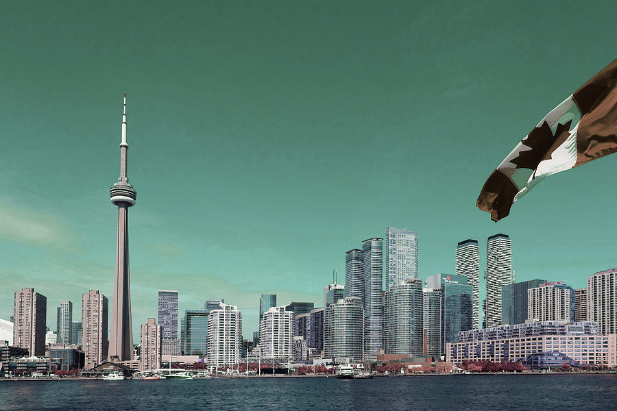 Toronto Skyline - Surreal Art By Ahmet Asar Digital Art