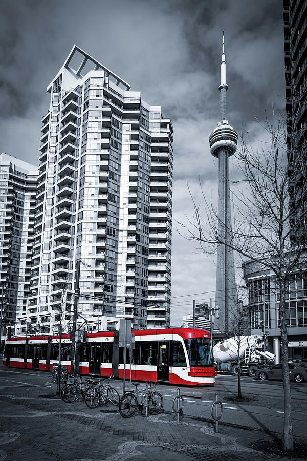 Toronto Streetcar in Isolation Photograph by Dee Potter
