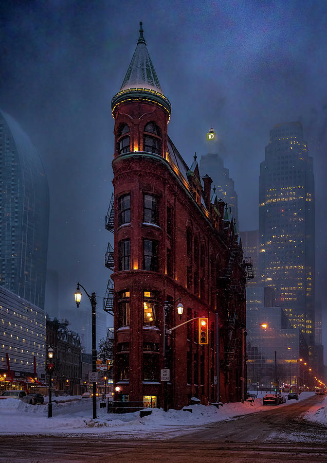 Toronto Winter Twilight Photograph by Dee Potter