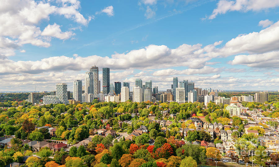 Toronto Yonge Eglinton Skyline Photograph by Charline Xia