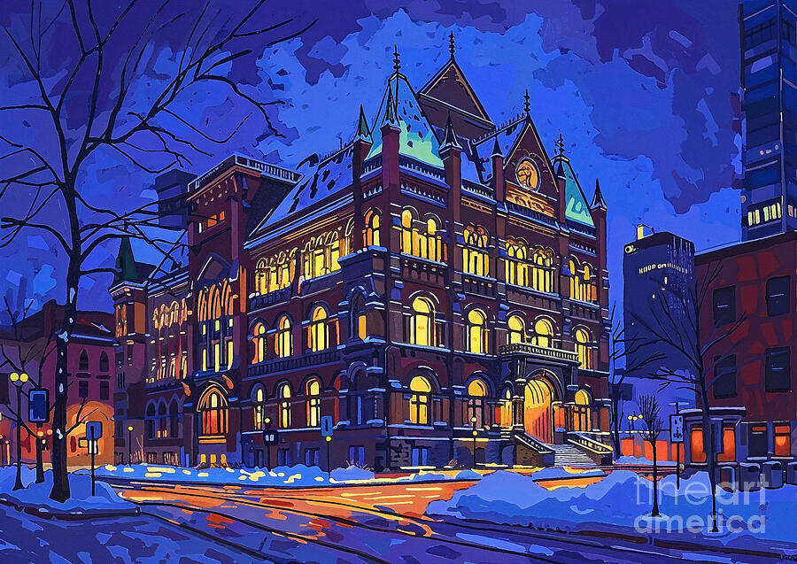 Toronto's Royal Conservatory of Music with its ornate architecture ...