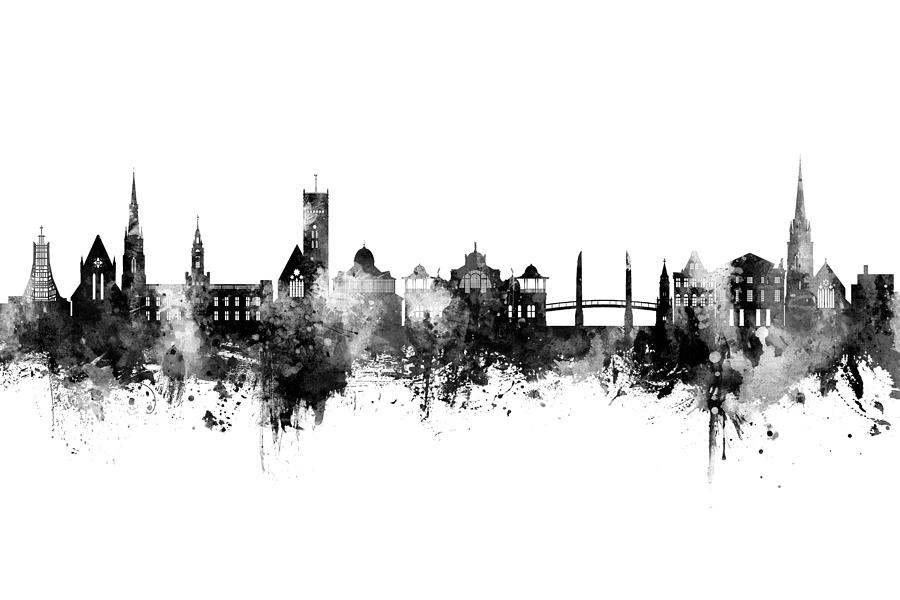 Torquay England Skyline #31 Digital Art by Michael Tompsett