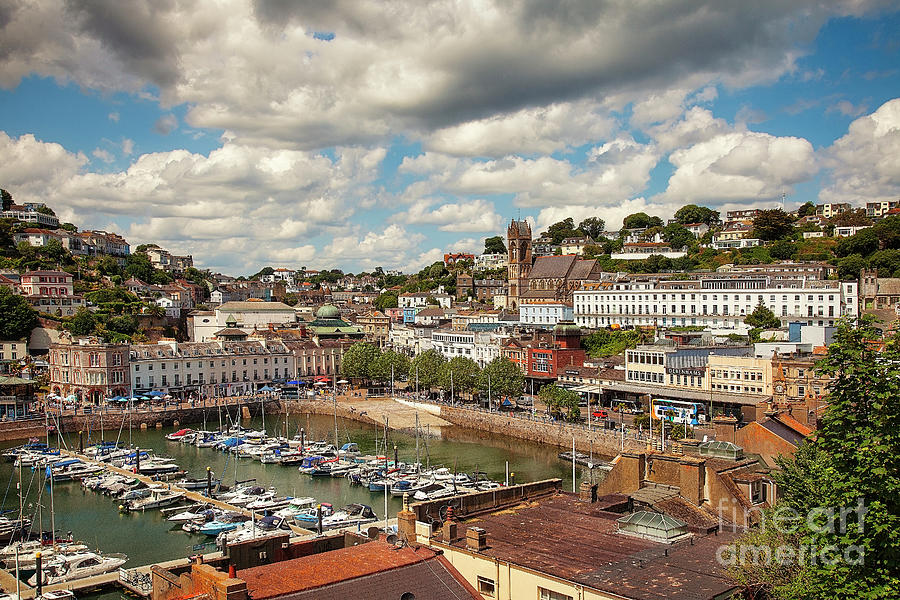 Torquay Harbour and Town Photograph by Edmund Nagele FRPS