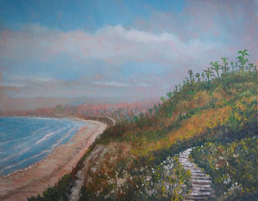 Torrance Beach Plein air Painting by Douglas Castleman