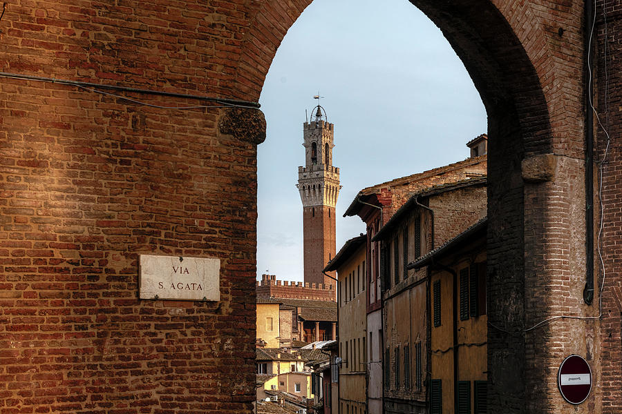 Torre del Mangia - Siena - Italy Photograph by Joana Kruse