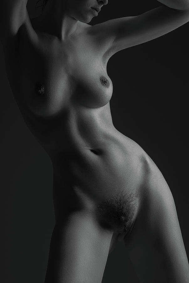 Nude Photograph - Torso 9705 by Aurimas Valevicius