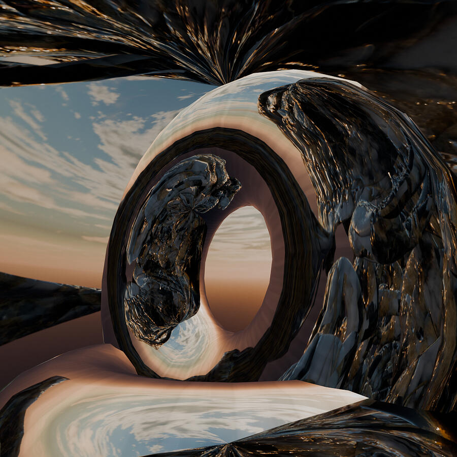 Torus on the Plane Digital Art by Jeff Weiss Torus on the Plane Digital Art by Jeff Weiss