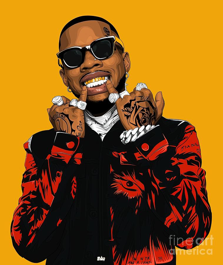 Tory Lanez Painting by Steve Palmer - Fine Art America