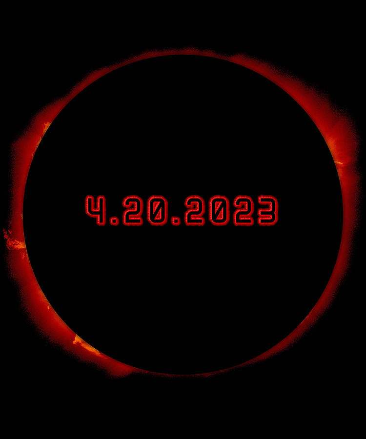 Total Solar Eclipse April 20 2024 Totality Digital Art by Flippin Sweet Gear