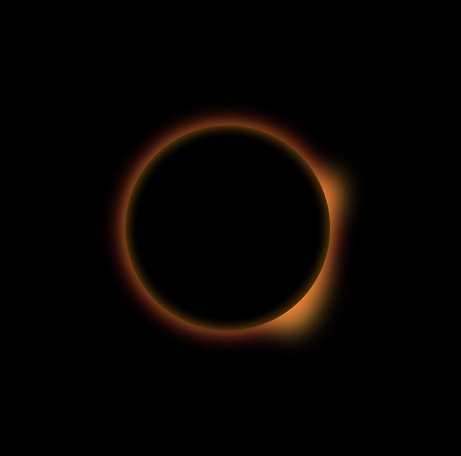 Total Solar Eclipse Digital Art