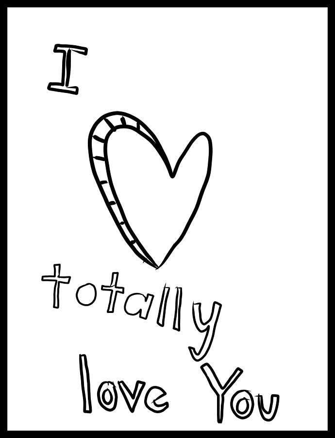 Totally Love You Digital Art by Ashley Rice