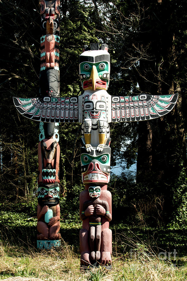 Totem Poles Photograph by Ivete Basso Photography