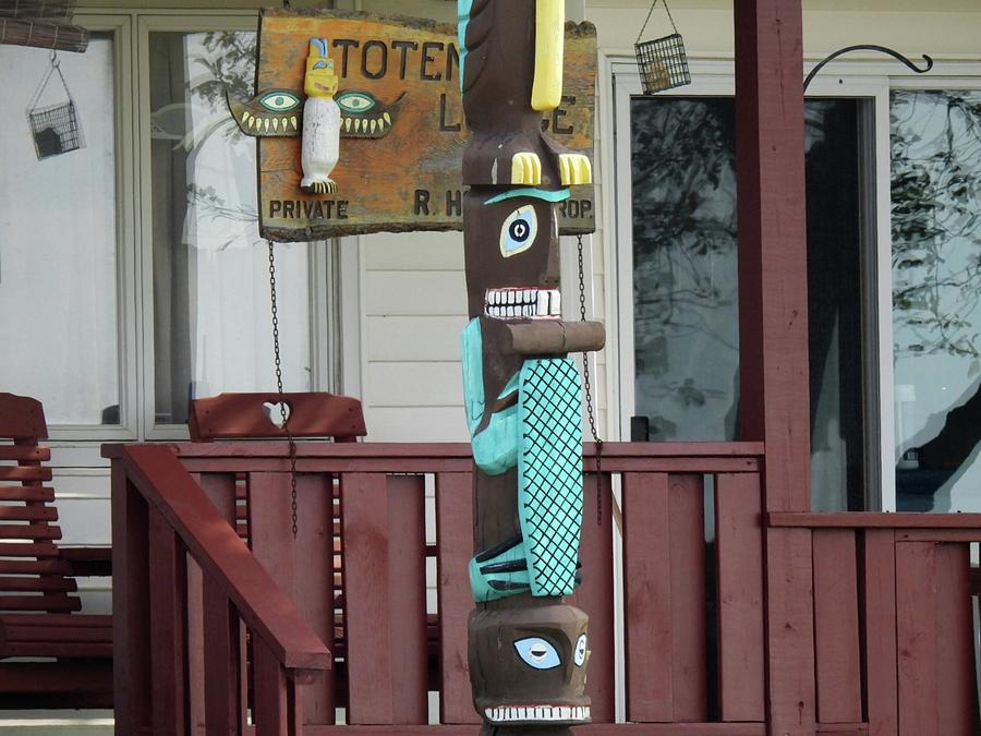 Totem Poles of Cape Vincent  III Photograph by Dennis McCarthy