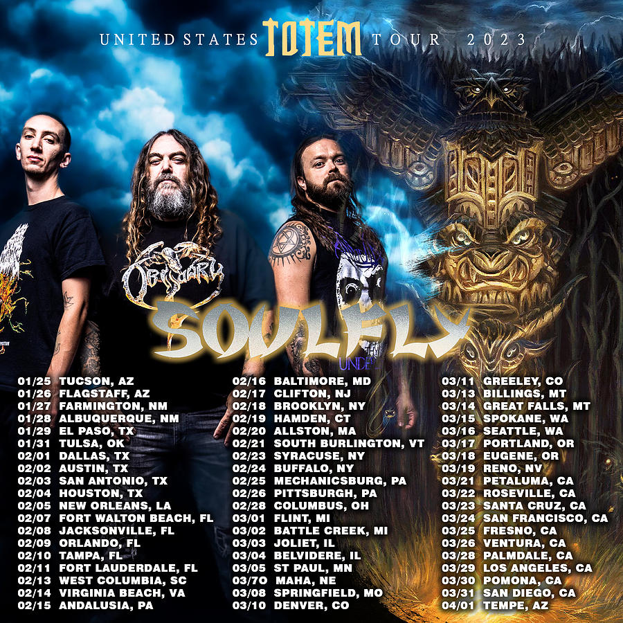 soulfly australian tour 2023