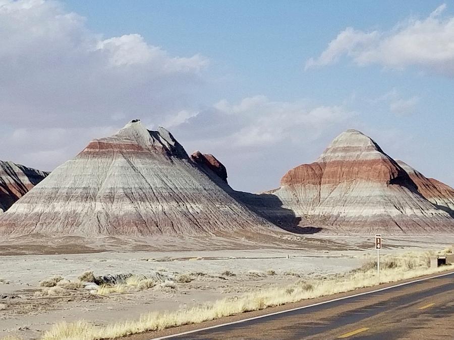 Totems in the Painted Desert of Arizona Photograph by Rauno Joks - Fine ...