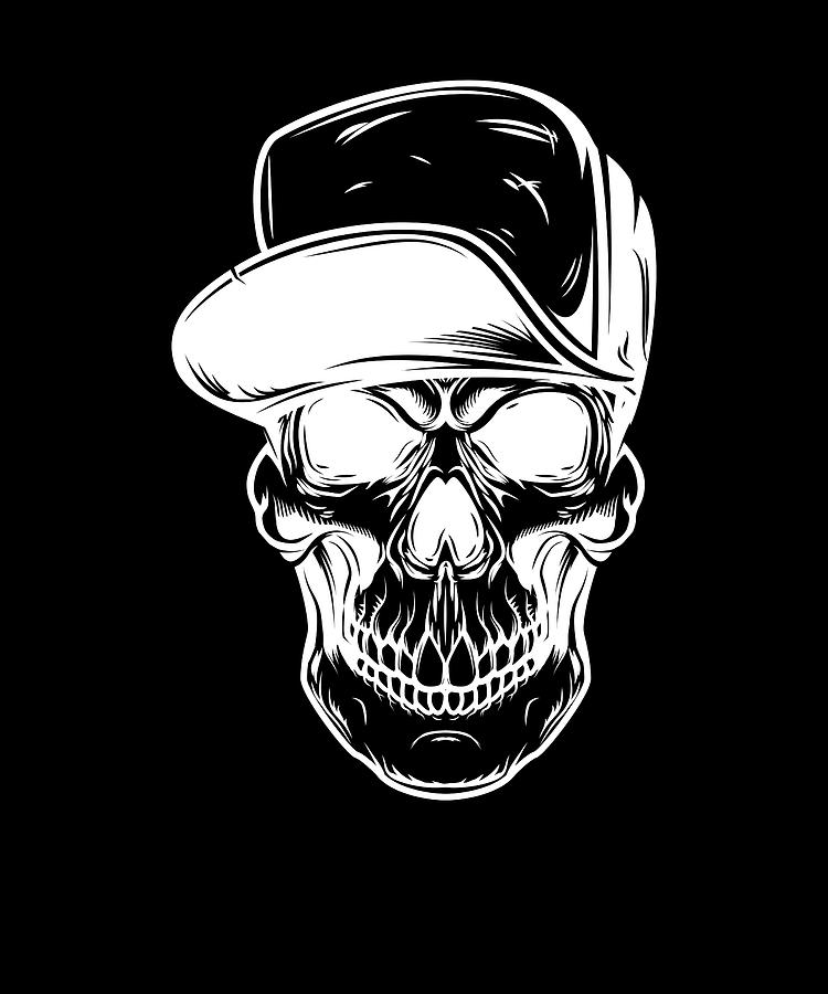 Totenkopf Cap Digital Art by Schnizzl Designs | Pixels