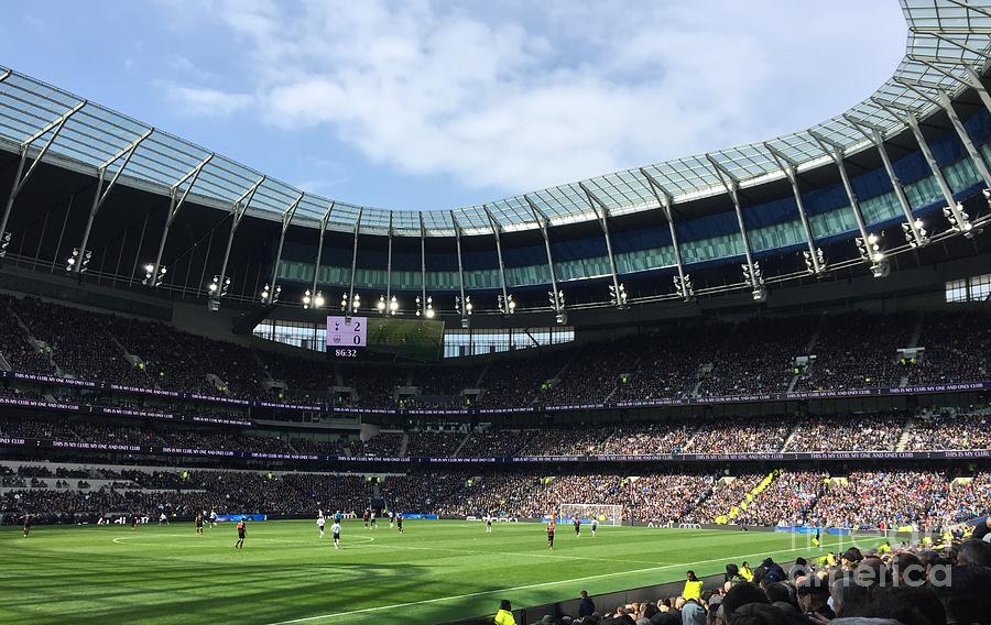 Football Photograph - Tottenham Hotspurs Stadium by Janan Yakula