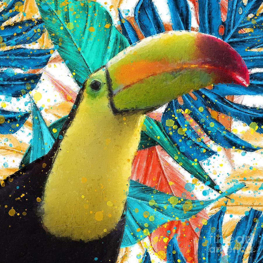 Toucan 2. Painting by Alexandra Arts