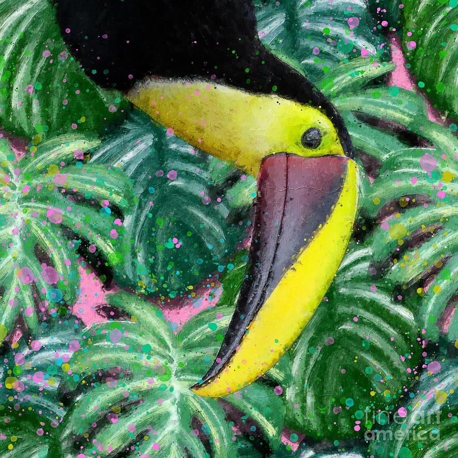 Toucan 3. Painting by Alexandra Arts