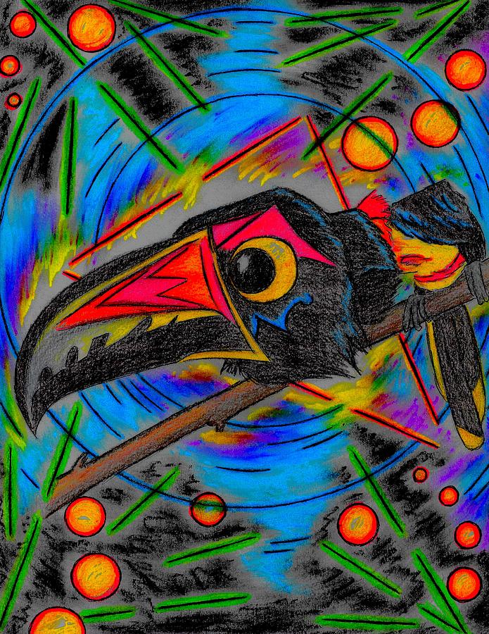 Toucan Hysteria Drawing By Bryant Lamb Fine Art America