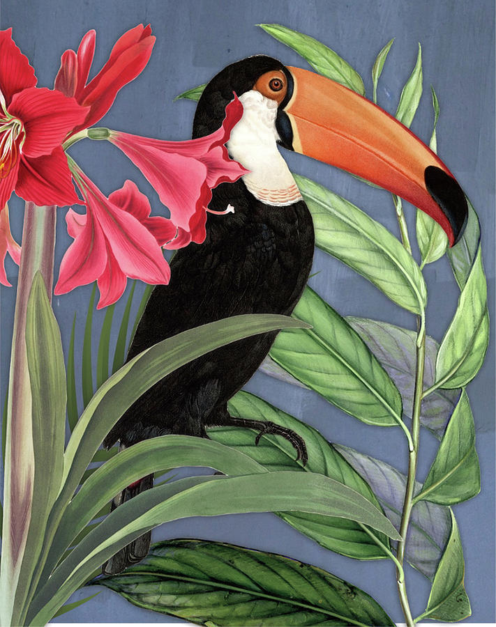 Toucan Painting - Toucan Jungle I by Karen Smith