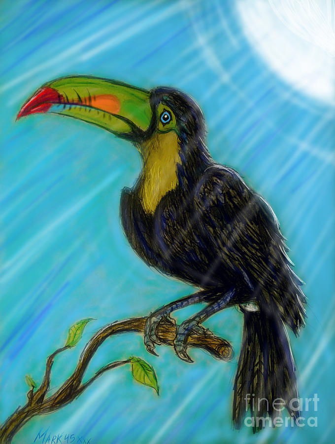 Toucan Painting by Mark Bradley