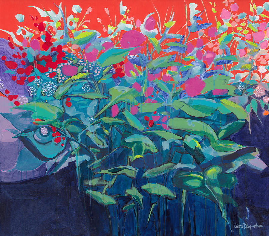 Touch of Spring Painting by Claire Desjardins
