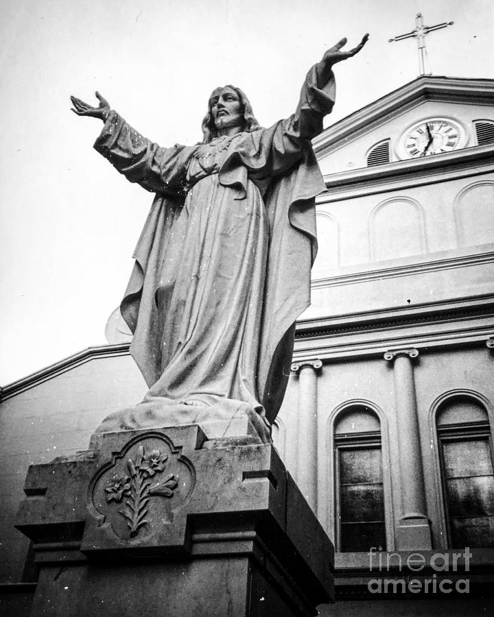 Touchdown Jesus, New Orleans Photograph by Timbo YaYa - Pixels