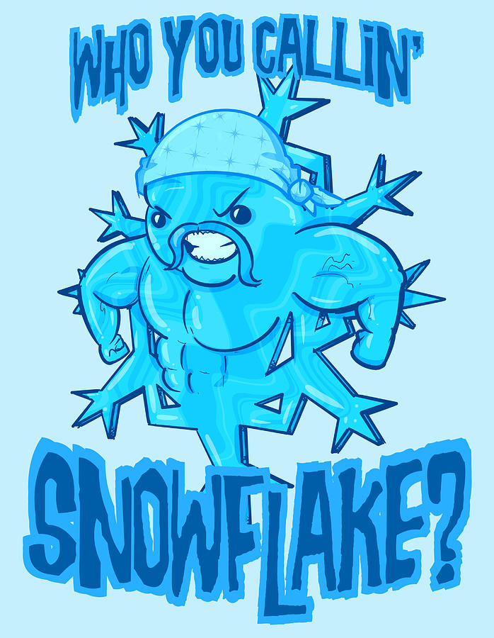 Tough Snowflake Drawing