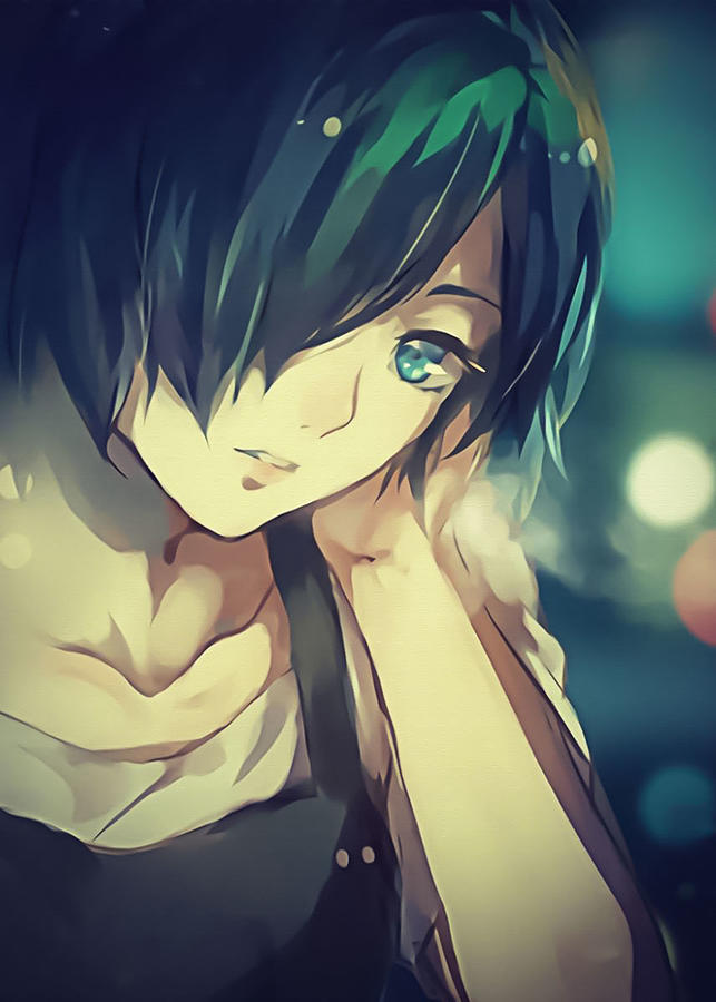 Touka Tokyo Ghoul Cute Girl Digital Art by Michael Anime