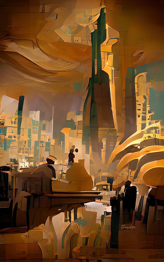 Toulouse-Lautrec Art Deco Night Club Digital Art by Floyd Snyder