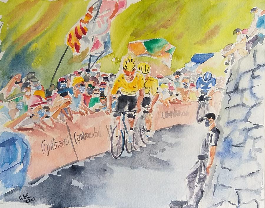 Tour de France 2020 Painting by Geeta Yerra