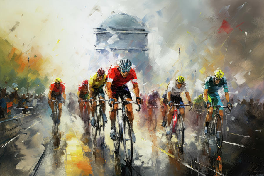 Tour de France Digital Art by Imagine ART