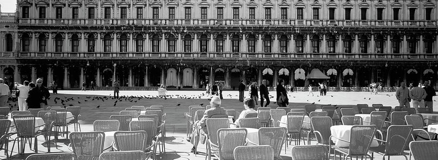 Tourists outside of a building, Venice, Italy Photograph by Panoramic Images