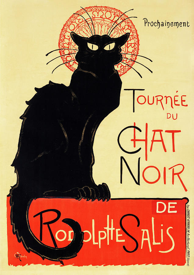 Tournee du Chat Noir Painting by Bob Pardue