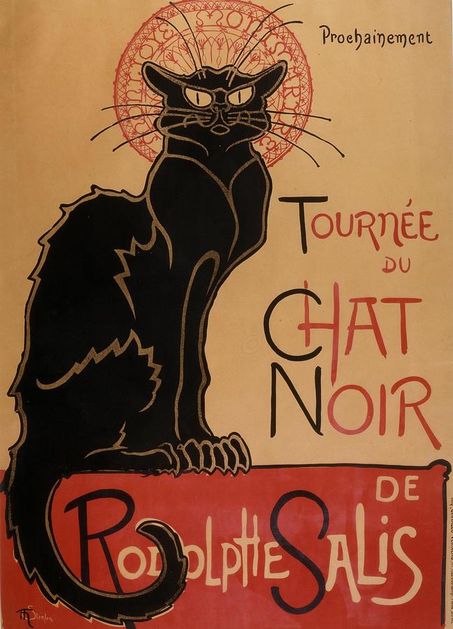 tournee du chat noir avec rodolphe salis