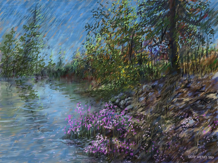 Towaliga River Georgia Digital Art by Larry Whitler